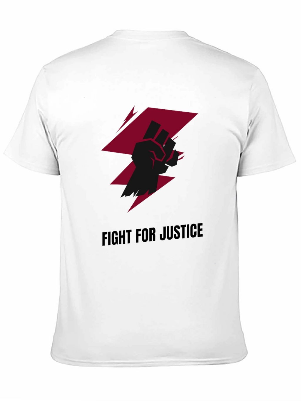 Fight For Justice Graphic Tee - Black
