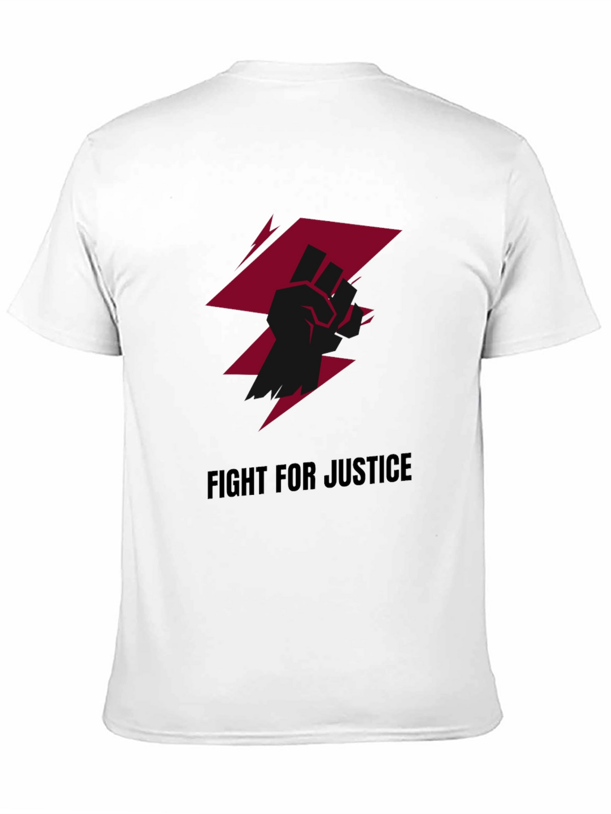 Fight For Justice Graphic Tee - Black