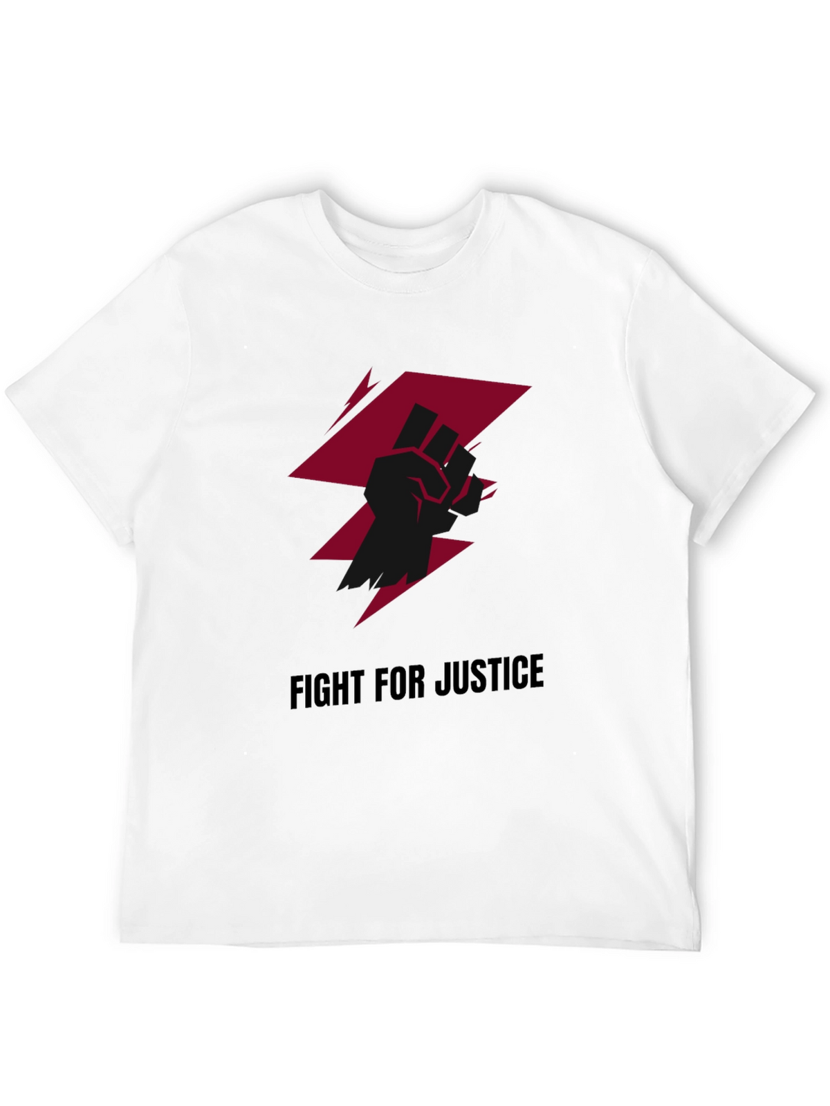 Fight For Justice Graphic Tee - Black