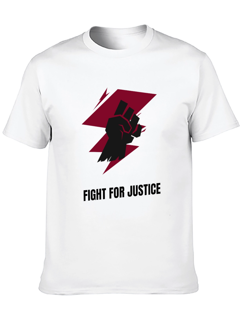 Fight For Justice Graphic Tee - Black