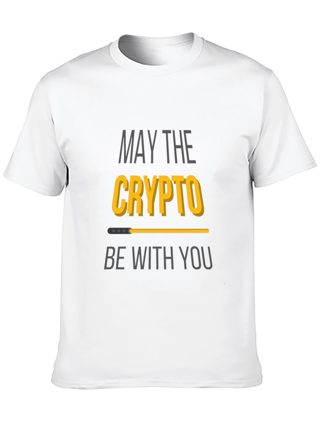 Crypto T-Shirt - May the Crypto Be With You