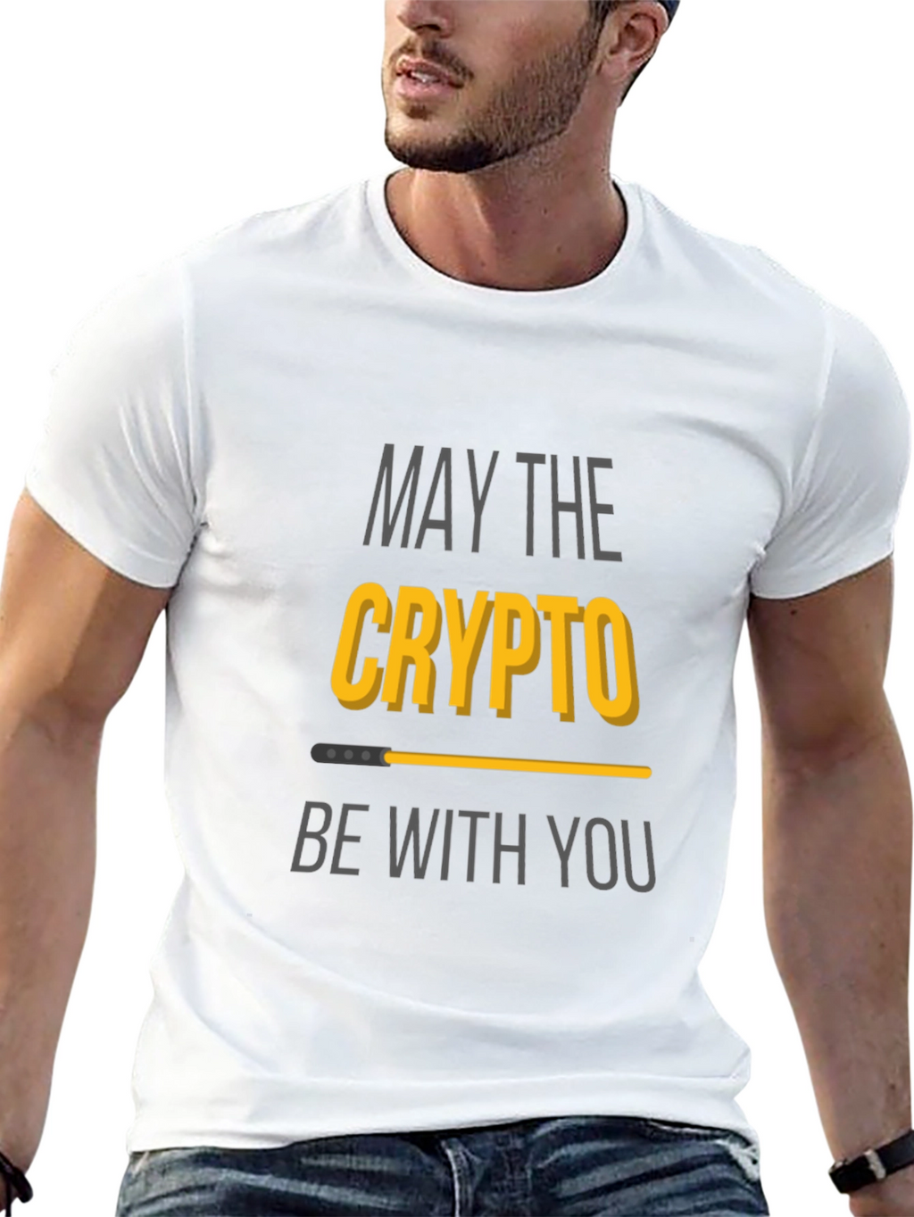 Crypto T-Shirt - May the Crypto Be With You