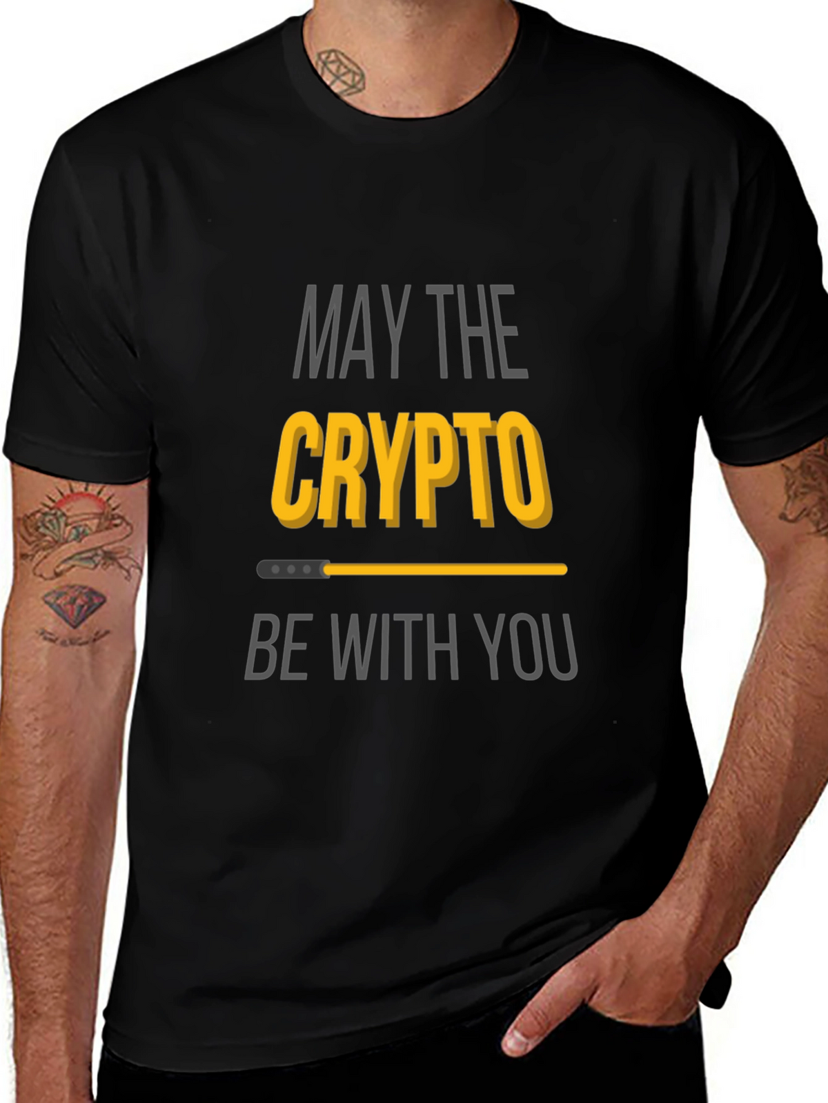 Crypto T-Shirt - May the Crypto Be With You
