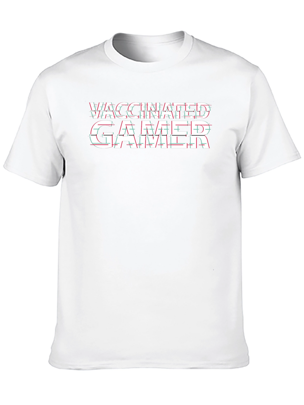 Vaccinated Gamer T-Shirt - Cool Graphic Tee