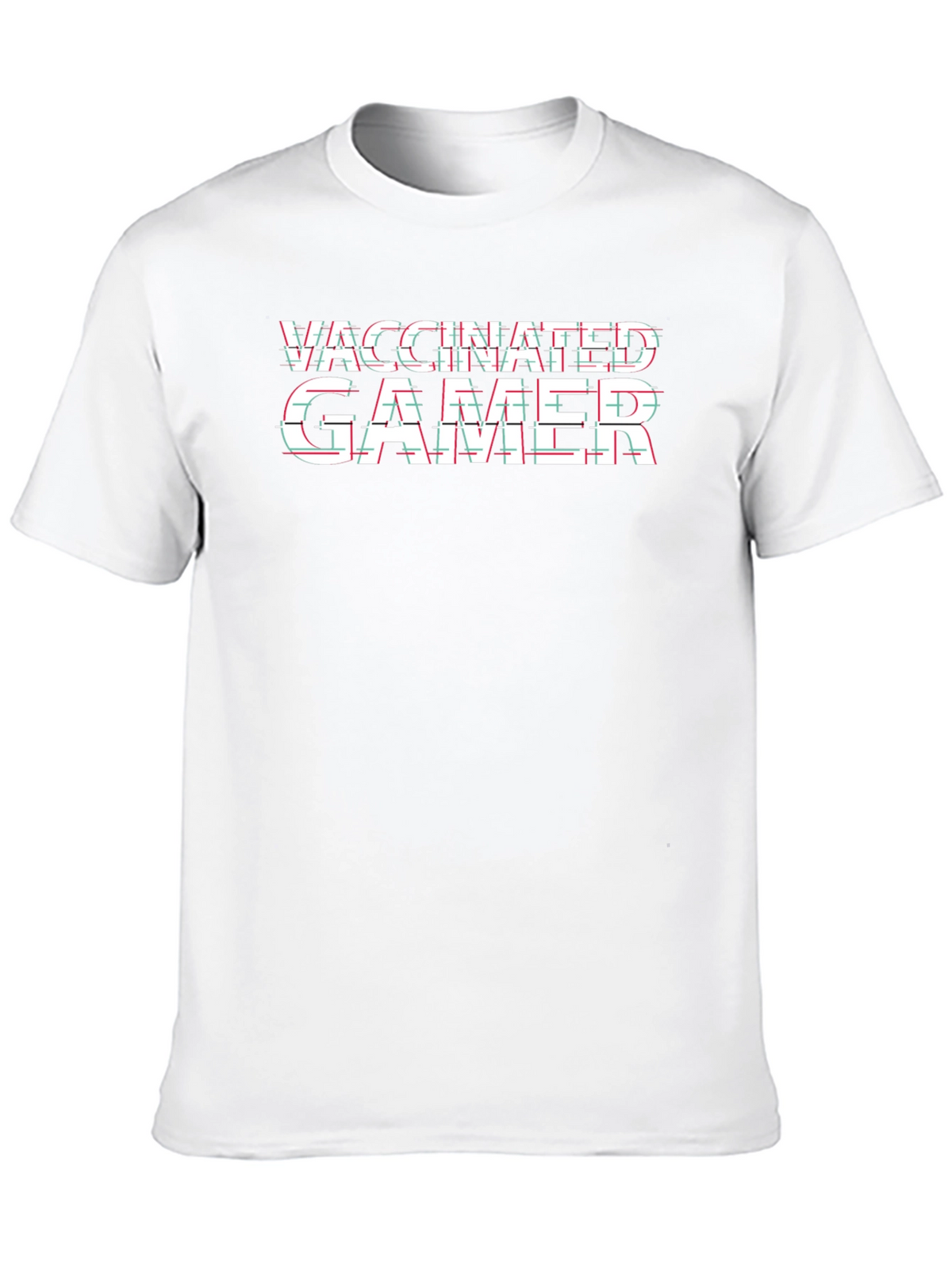 Vaccinated Gamer T-Shirt - Cool Graphic Tee
