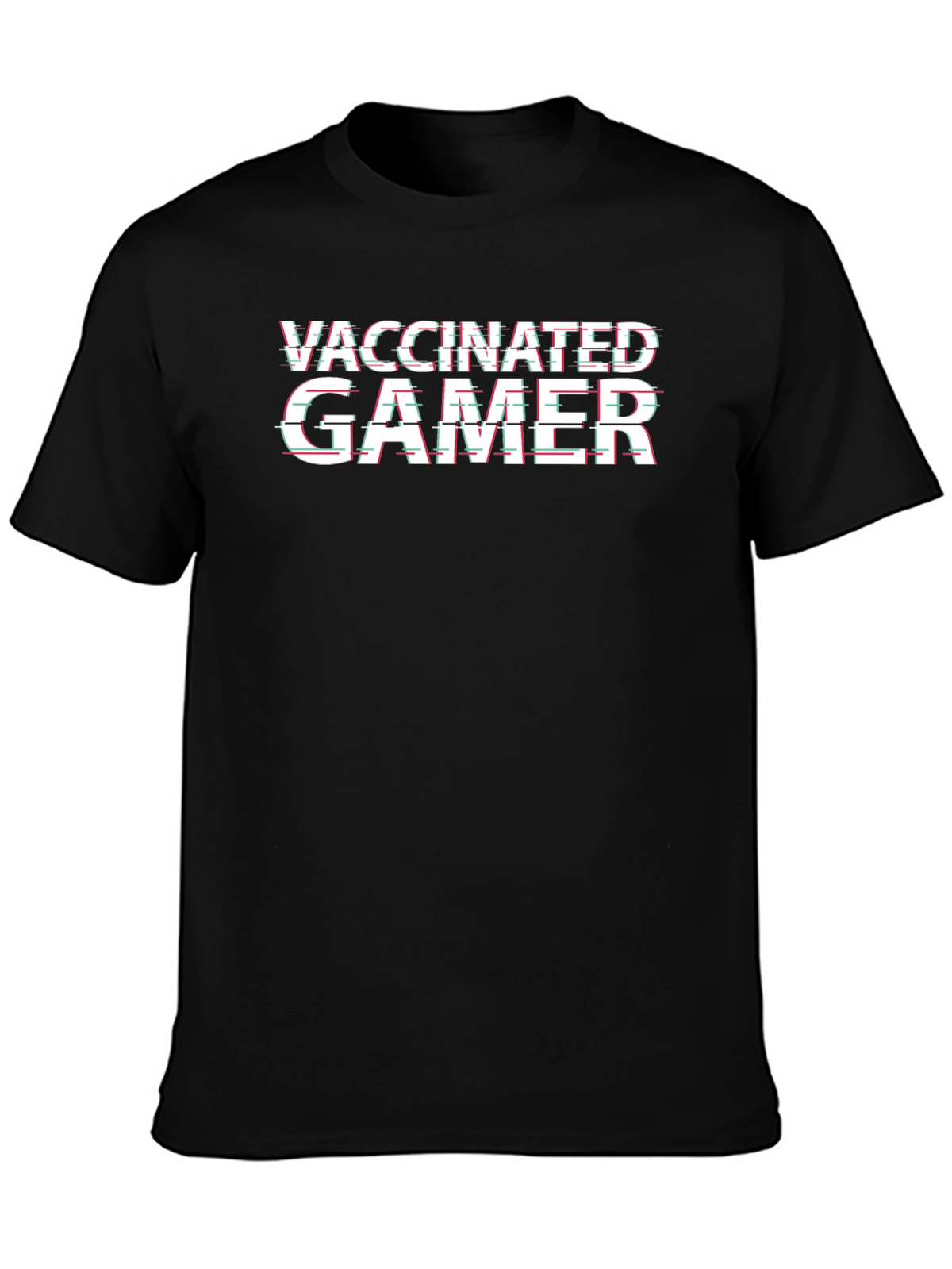 Vaccinated Gamer T-Shirt - Cool Graphic Tee