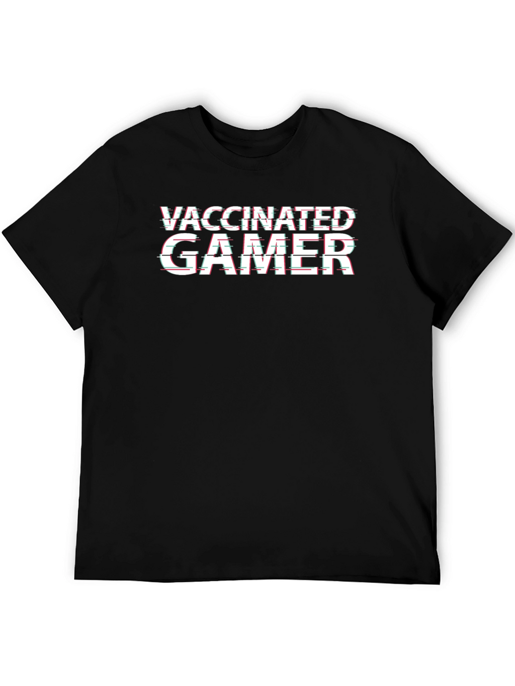 Vaccinated Gamer T-Shirt - Cool Graphic Tee