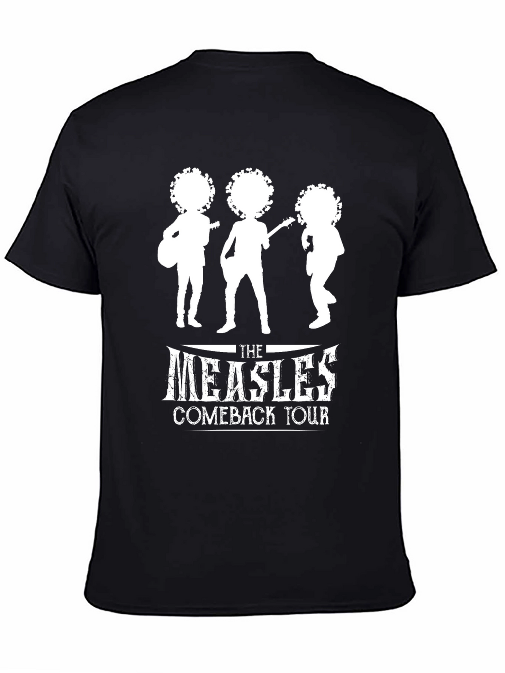 The Measles Comeback Tour Black Graphic Tee