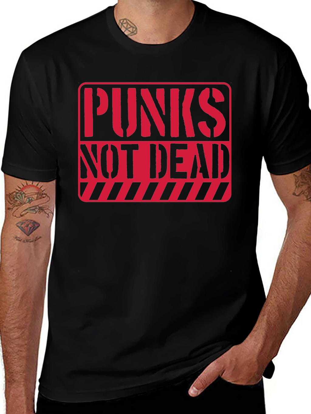 Punks Not Dead Graphic Tee