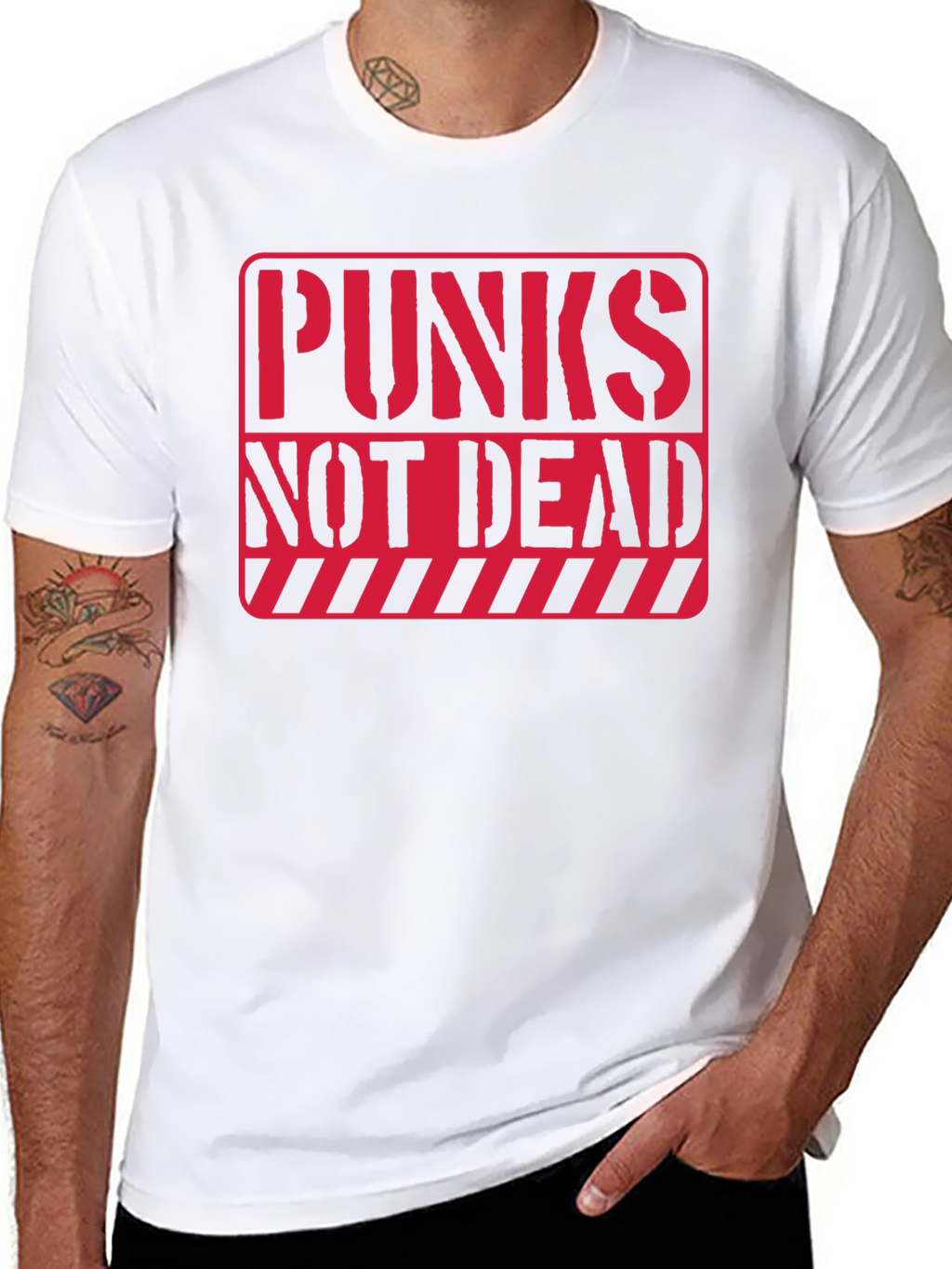 Punks Not Dead Graphic Tee