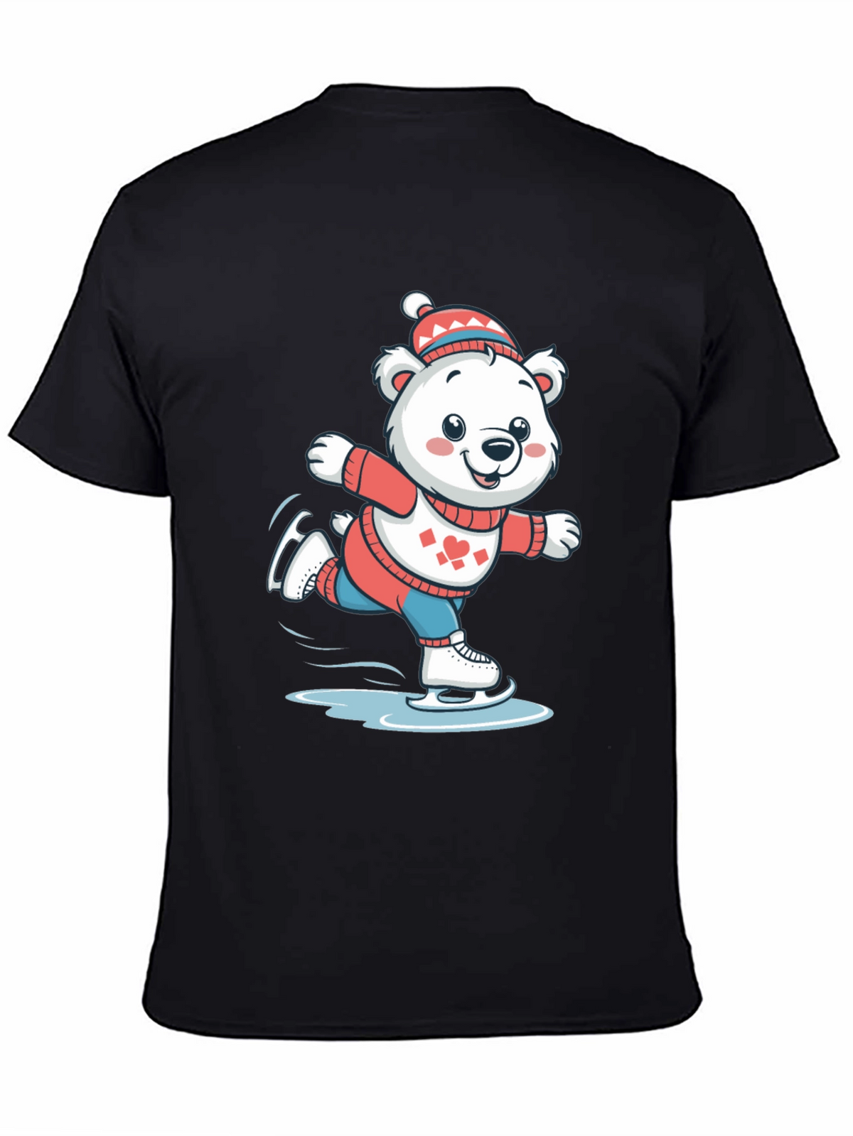 Ice Skating Bear T-Shirt