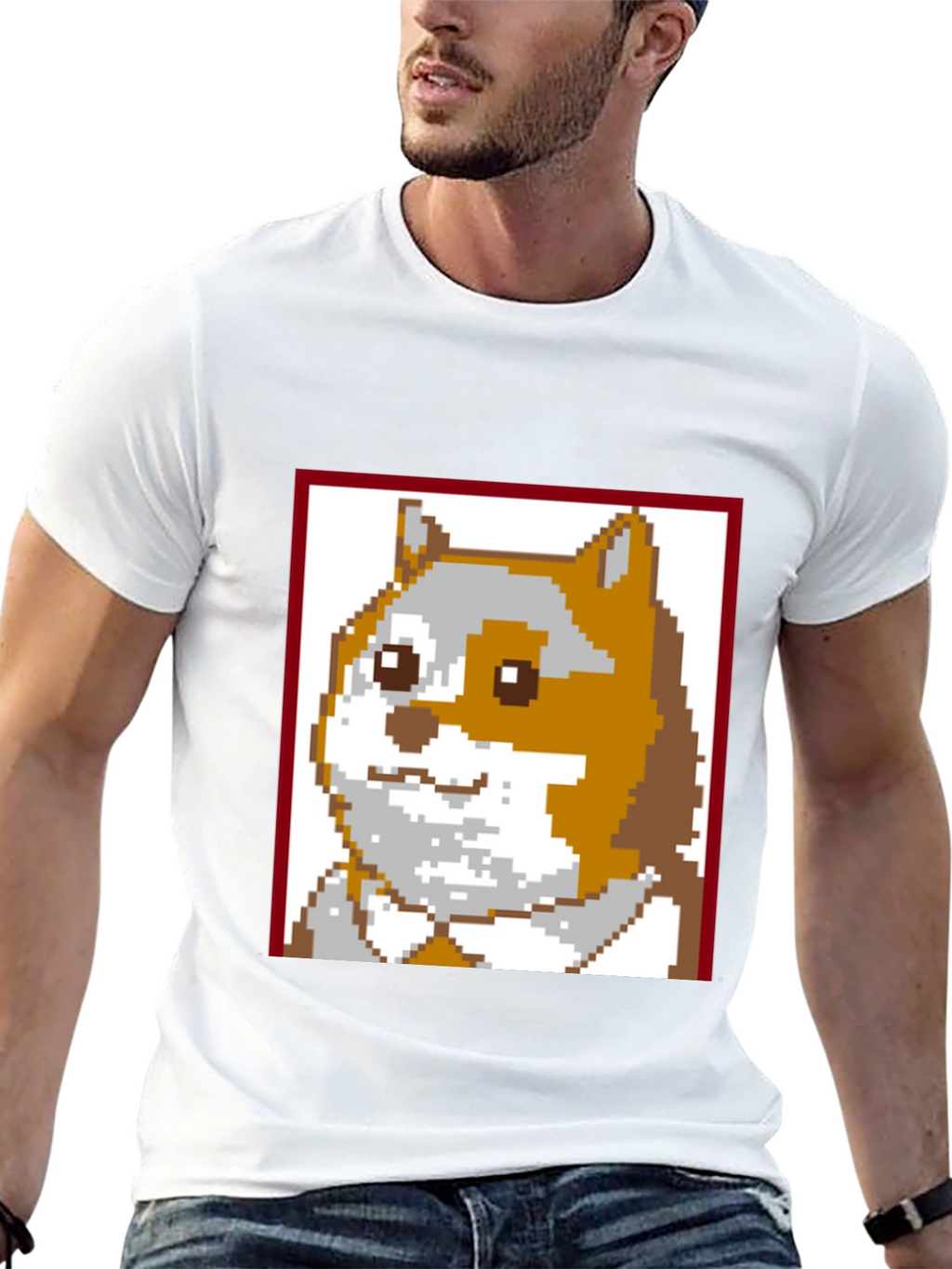Pixel Doge T-Shirt - Classic Meme Tee