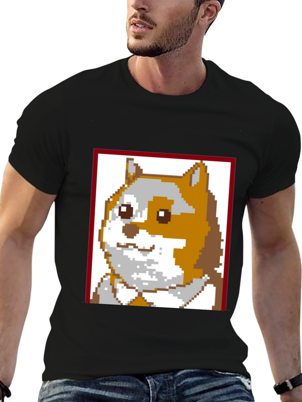 Pixel Doge T-Shirt - Classic Meme Tee