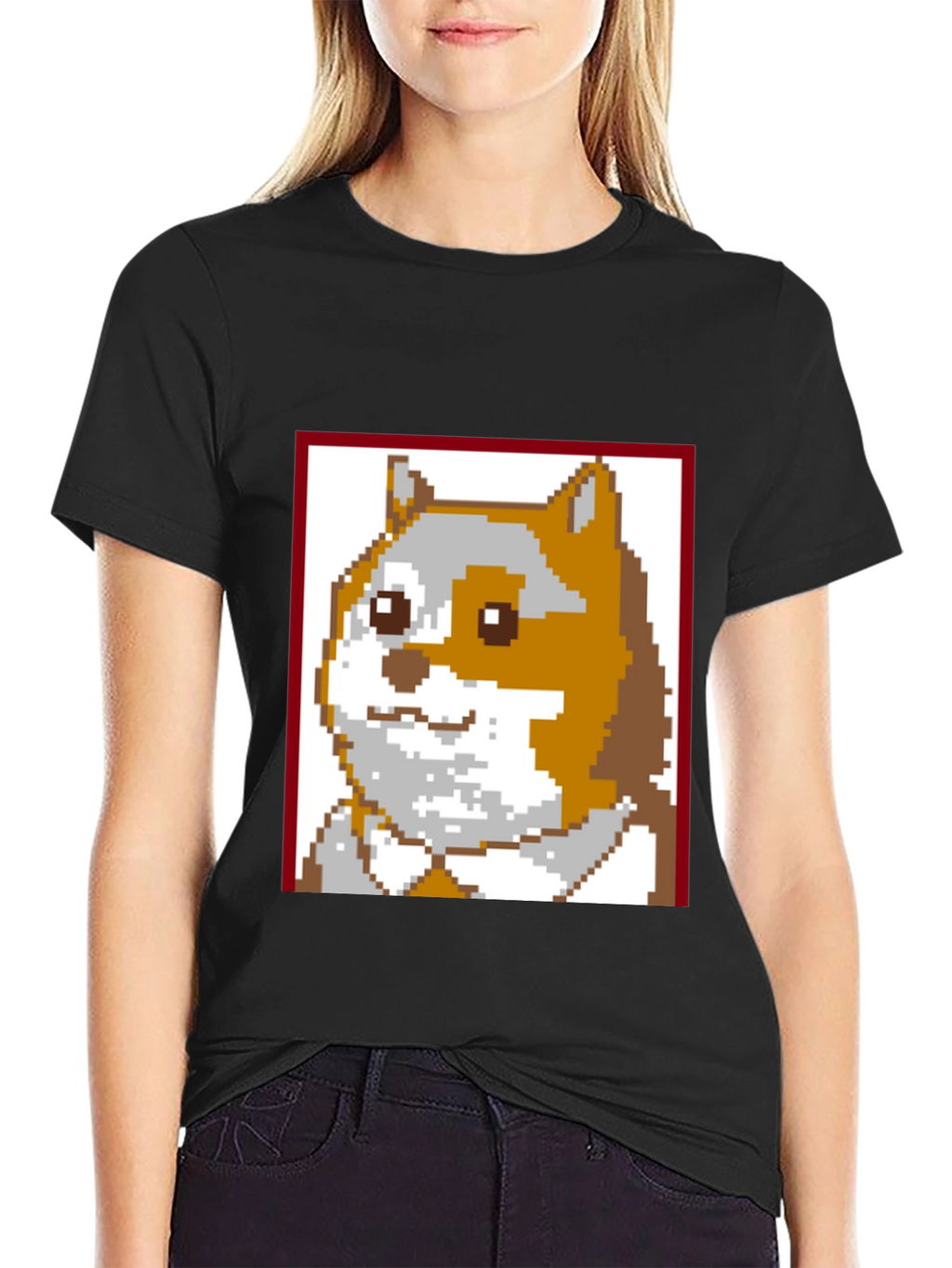 Pixel Doge T-Shirt - Classic Meme Tee