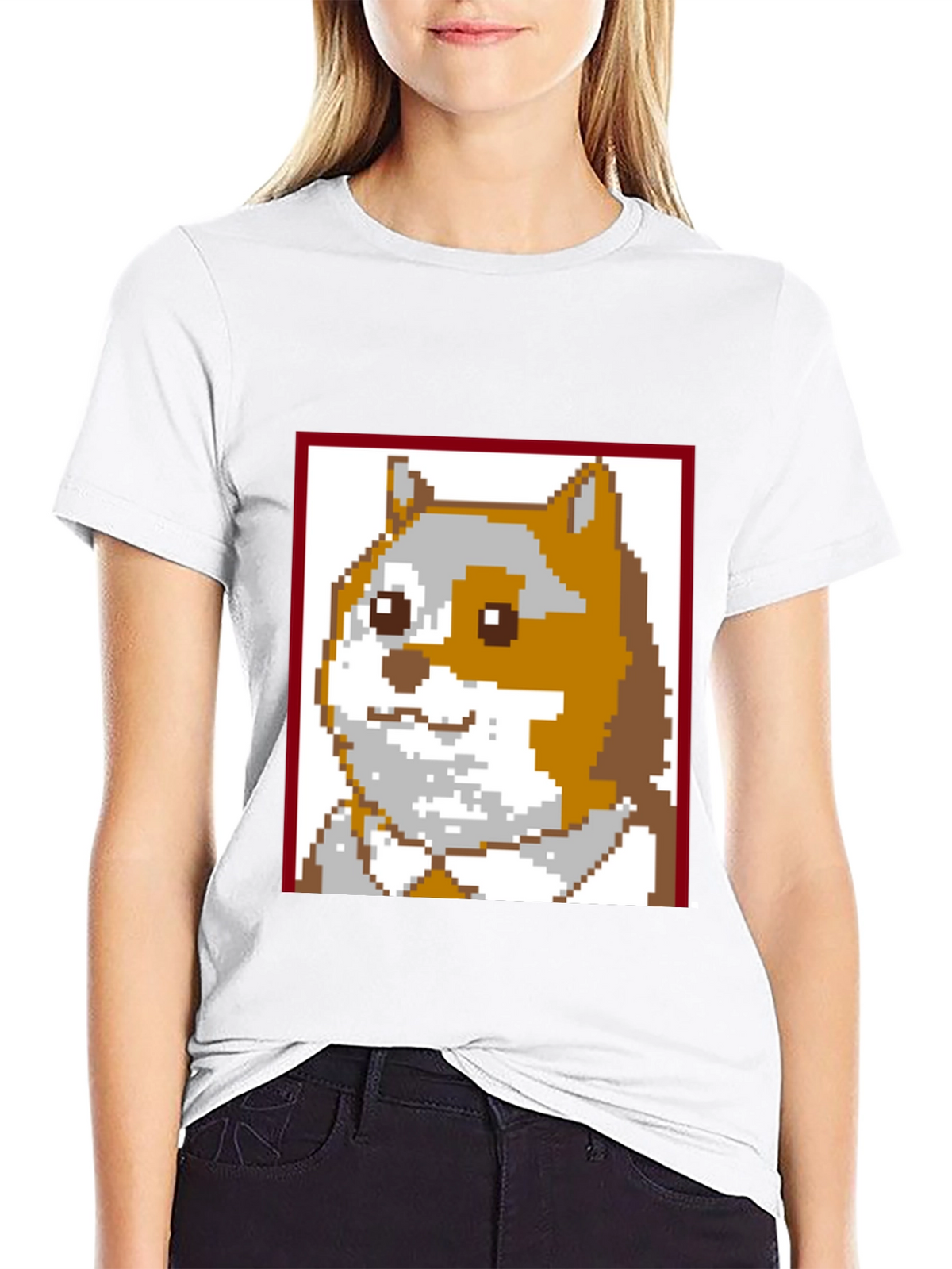 Pixel Doge T-Shirt - Classic Meme Tee