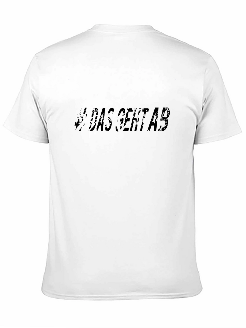 Trendy Das Geht Ab Black T-Shirt