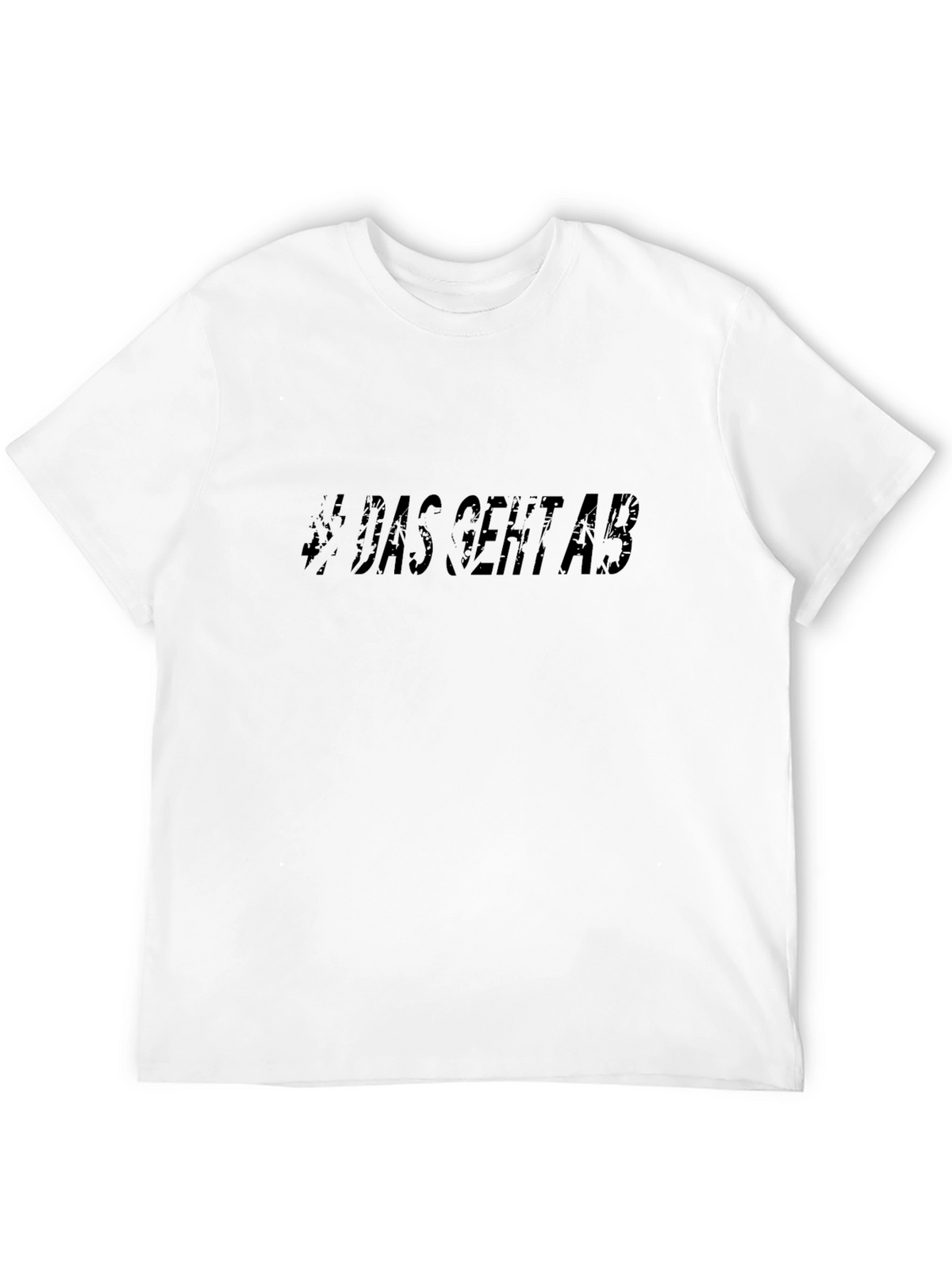 Trendy Das Geht Ab Black T-Shirt
