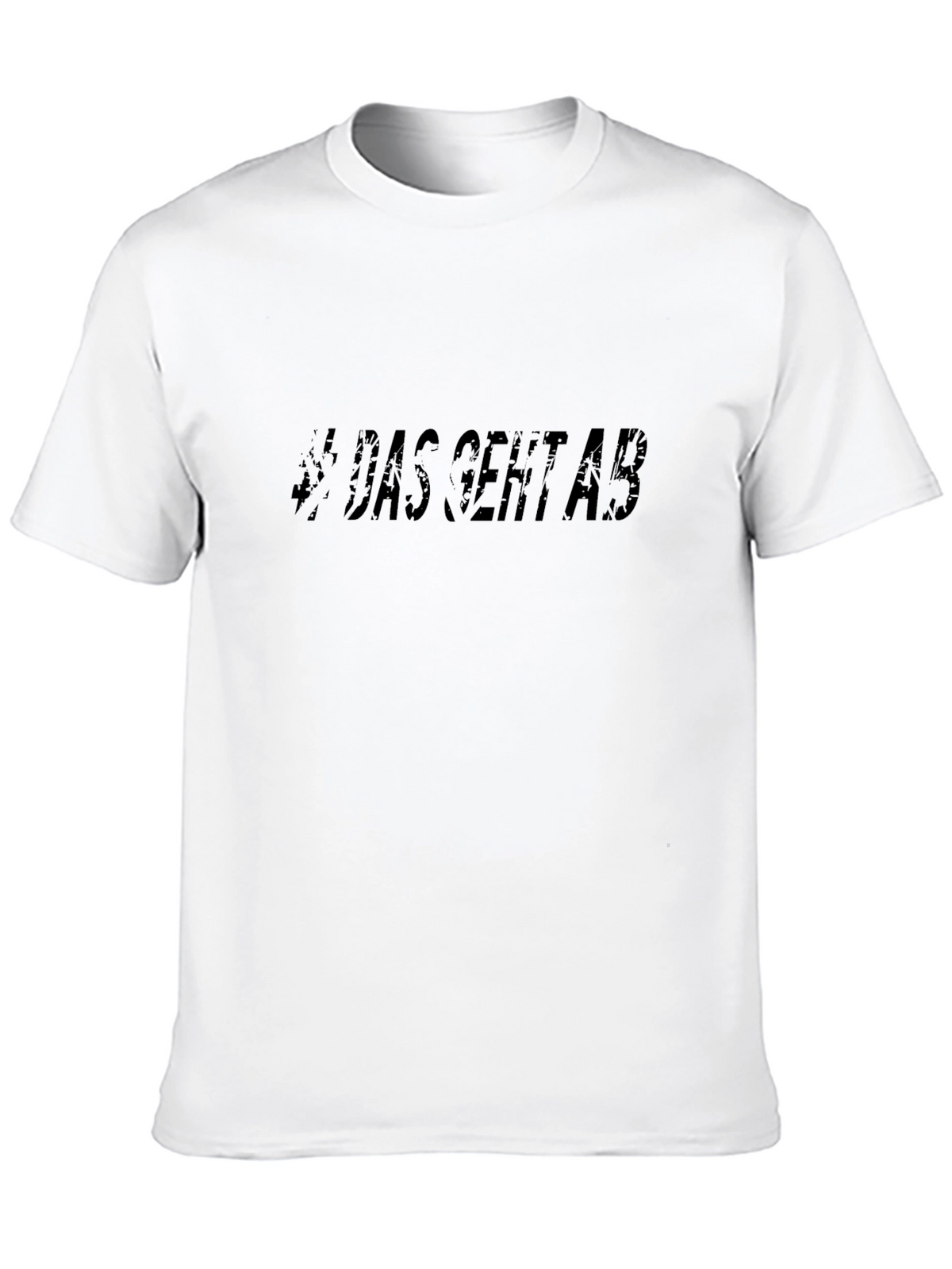 Trendy Das Geht Ab Black T-Shirt