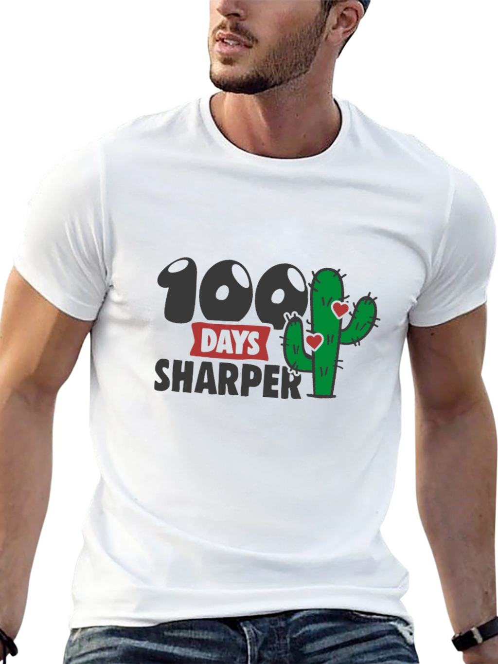 100 Days Sharper T-Shirt - Cactus Lovers Tee