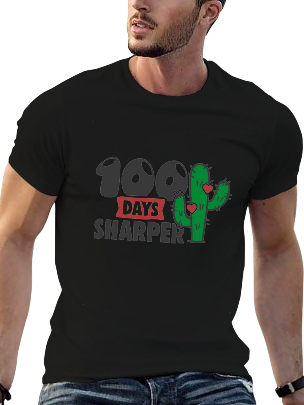 100 Days Sharper T-Shirt - Cactus Lovers Tee