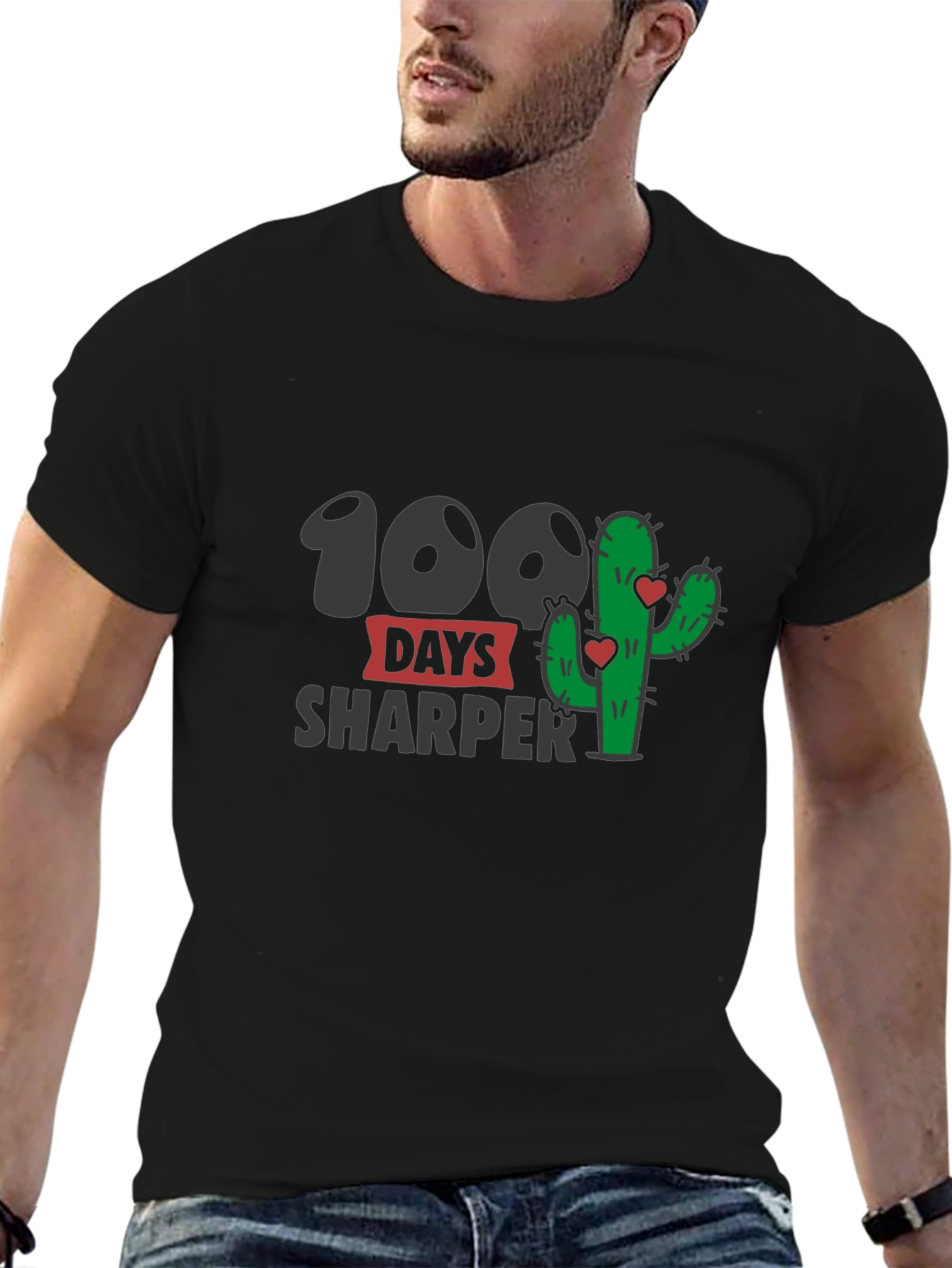 100 Days Sharper T-Shirt - Cactus Lovers Tee