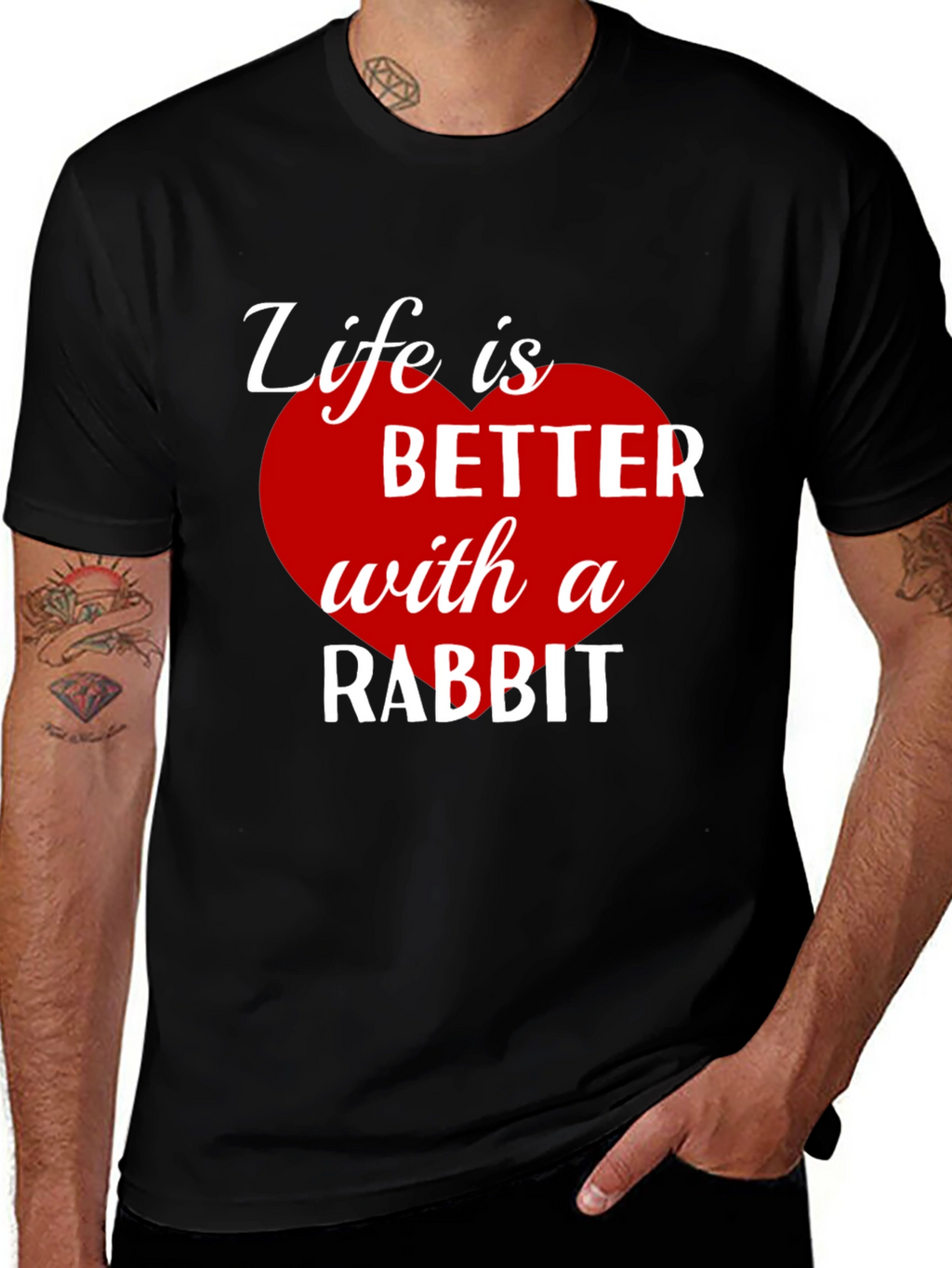 Life is Better with a Rabbit T-Shirt