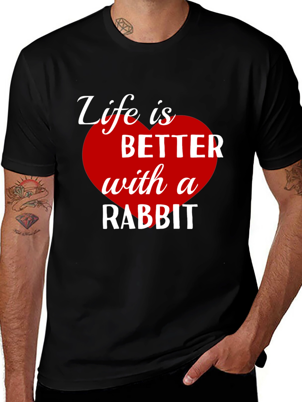 Life is Better with a Rabbit T-Shirt
