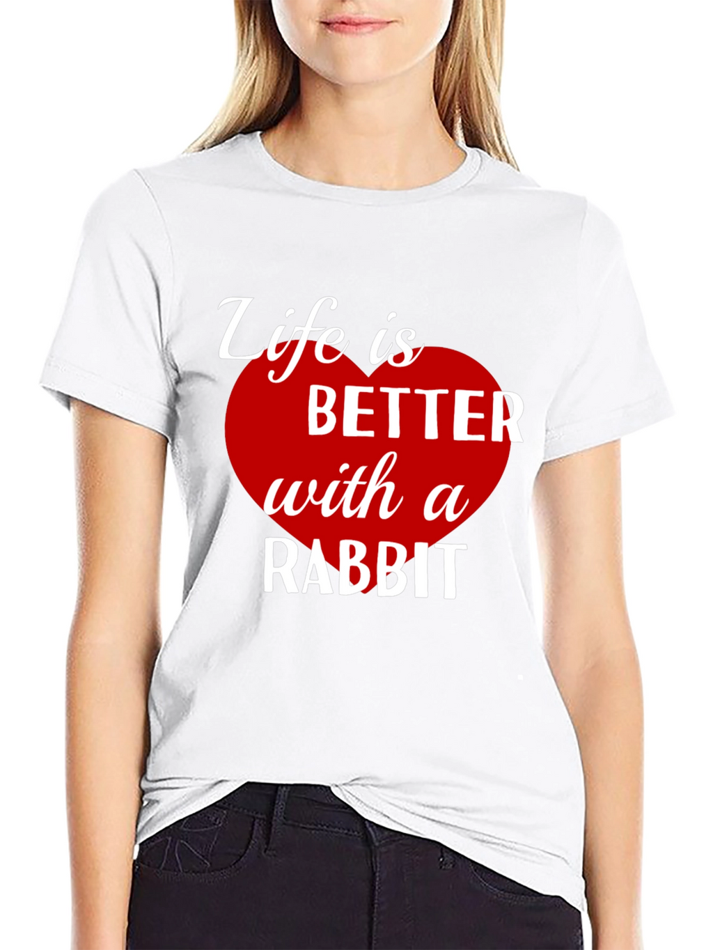 Life is Better with a Rabbit T-Shirt