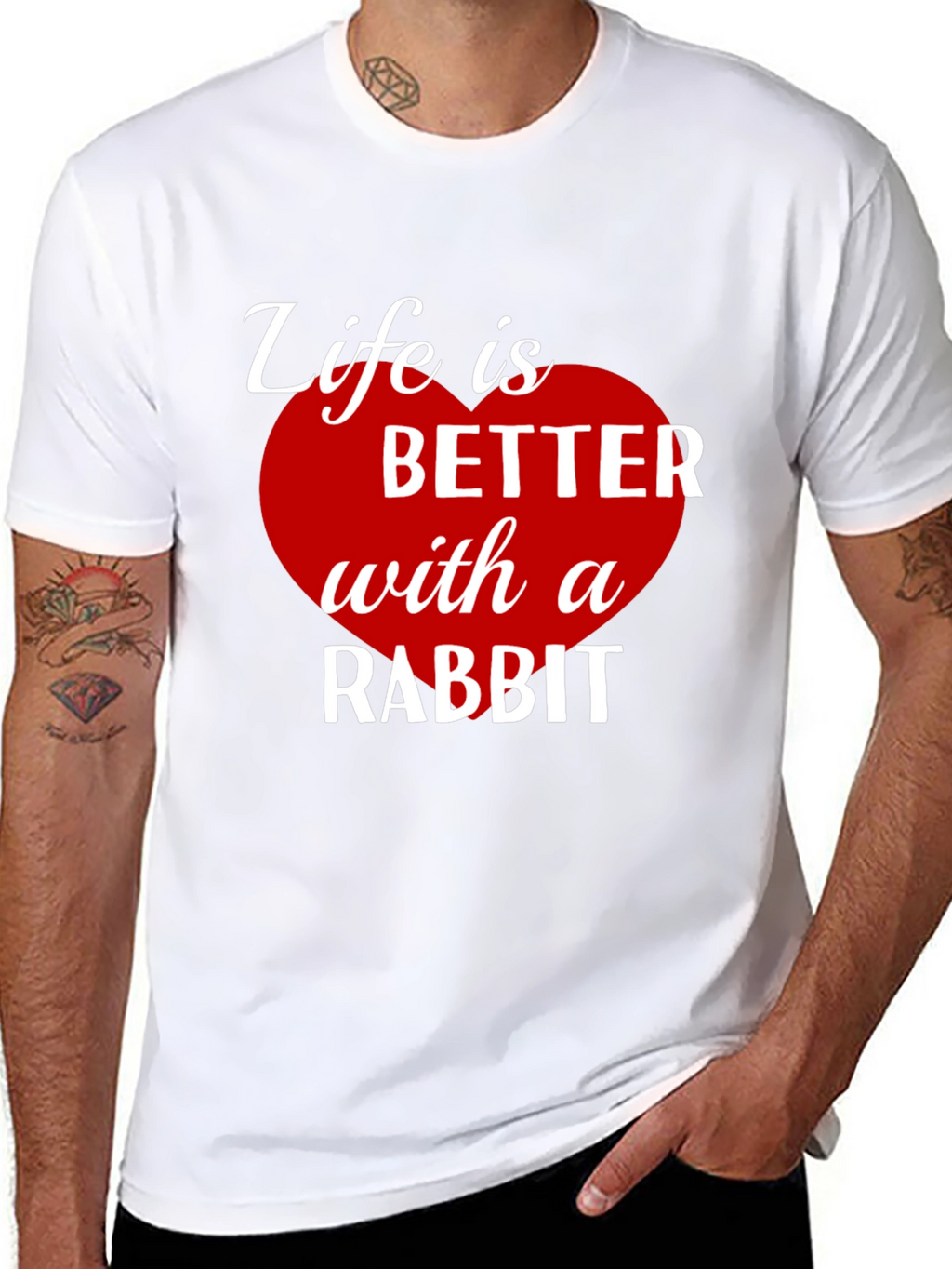 Life is Better with a Rabbit T-Shirt