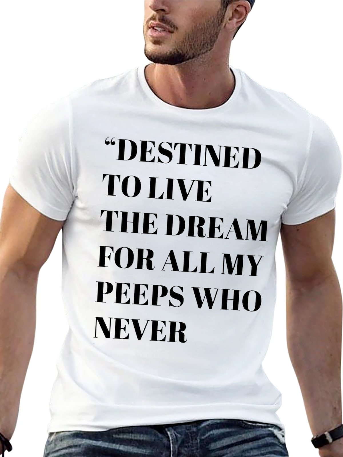 Destined Dream Graphic Tee - Black