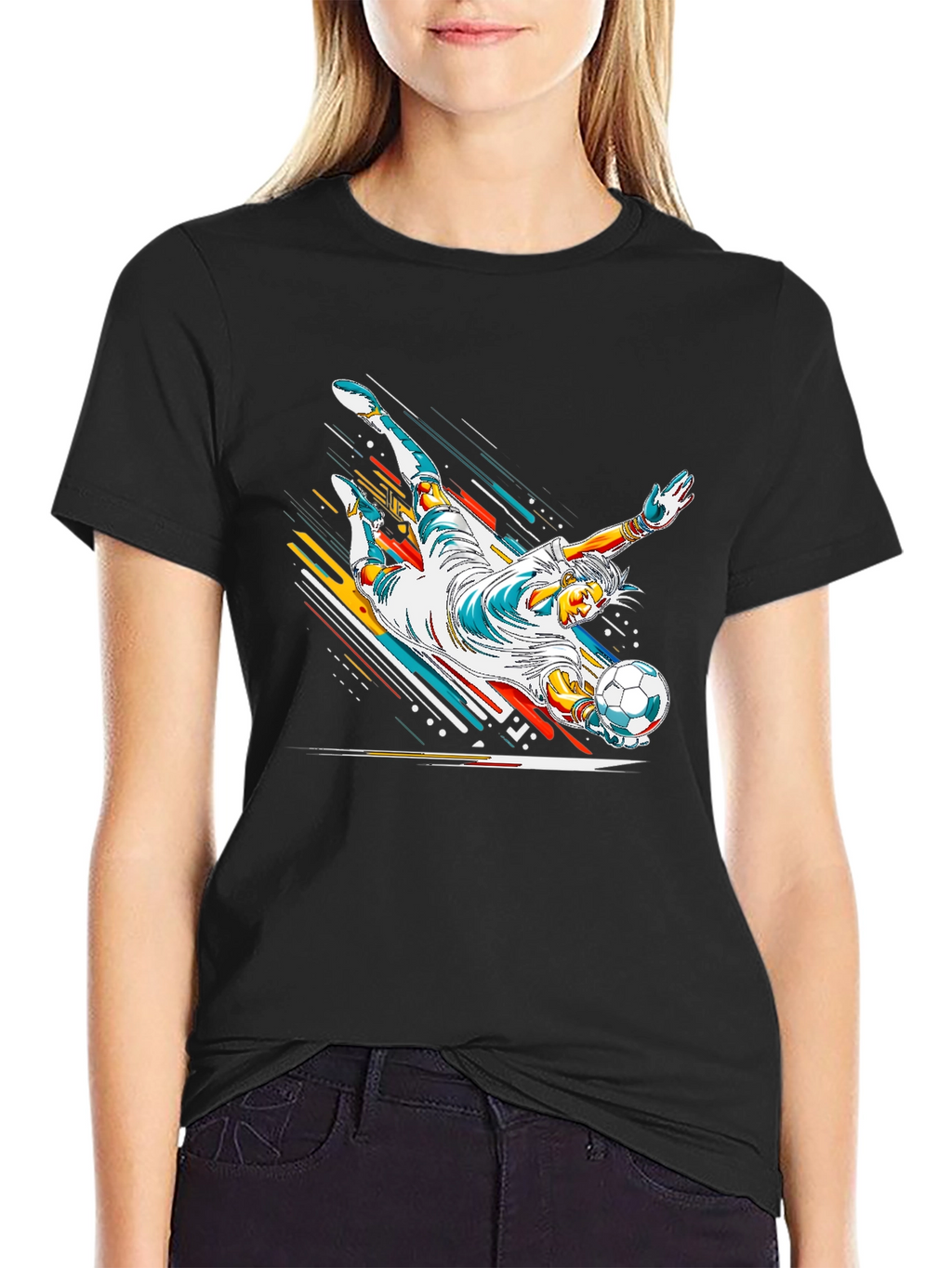 Goalkeeper Graphic Tee - Stylish Soccer Shirt