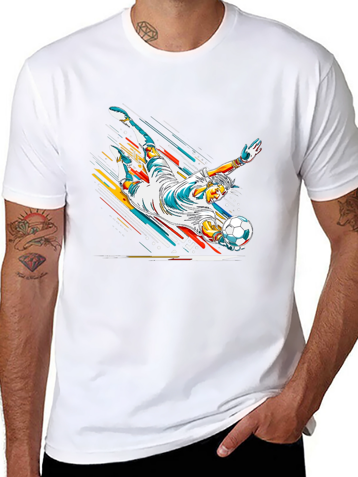 Goalkeeper Graphic Tee - Stylish Soccer Shirt