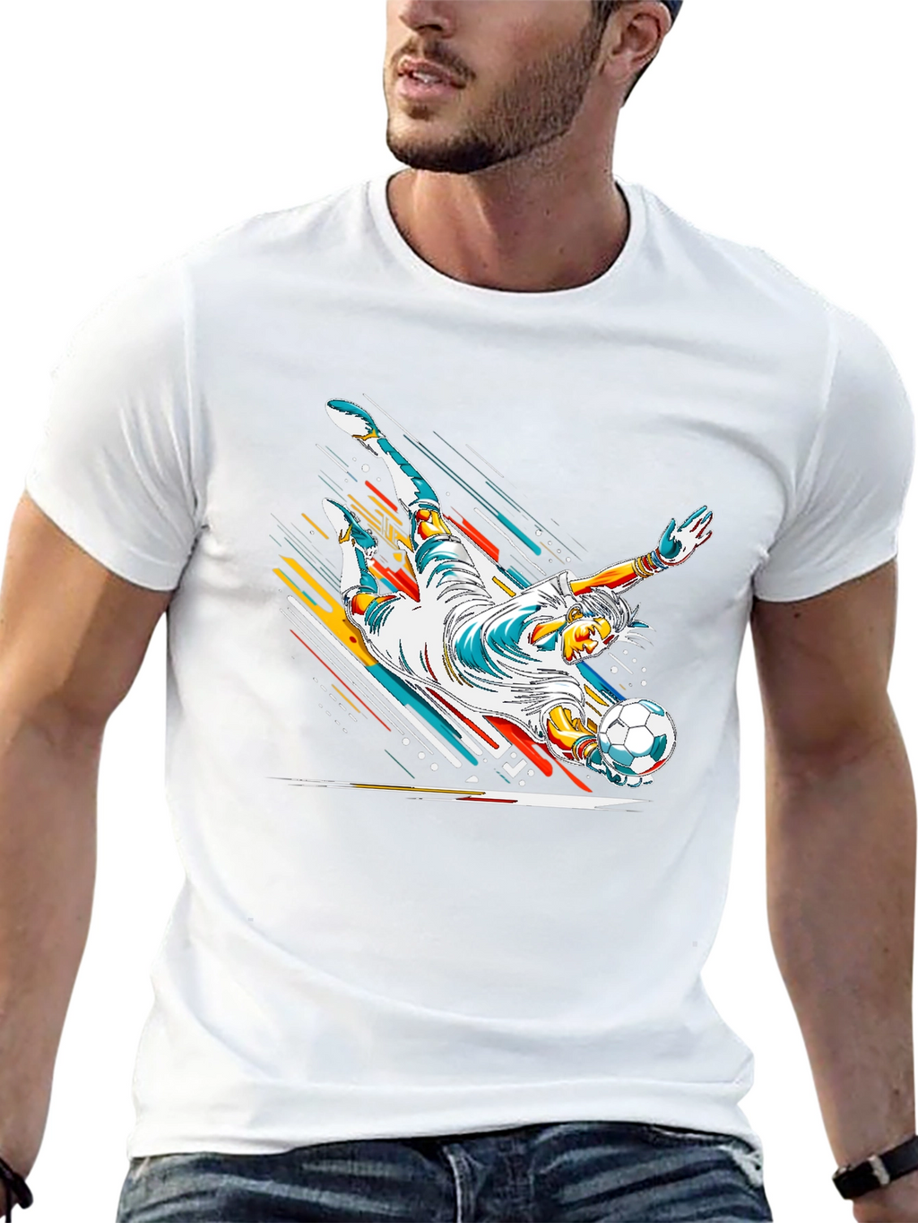 Goalkeeper Graphic Tee - Stylish Soccer Shirt