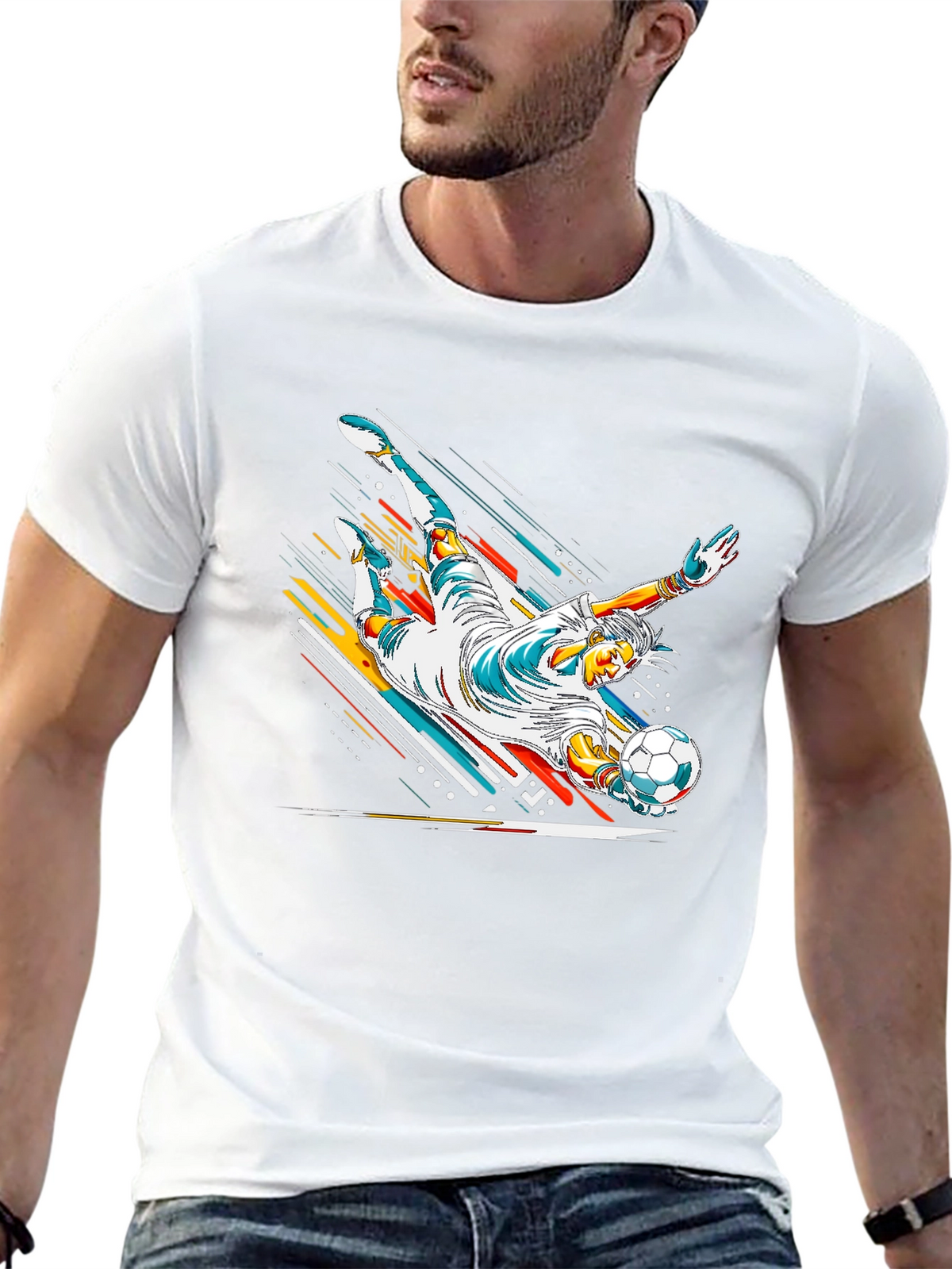 Goalkeeper Graphic Tee - Stylish Soccer Shirt
