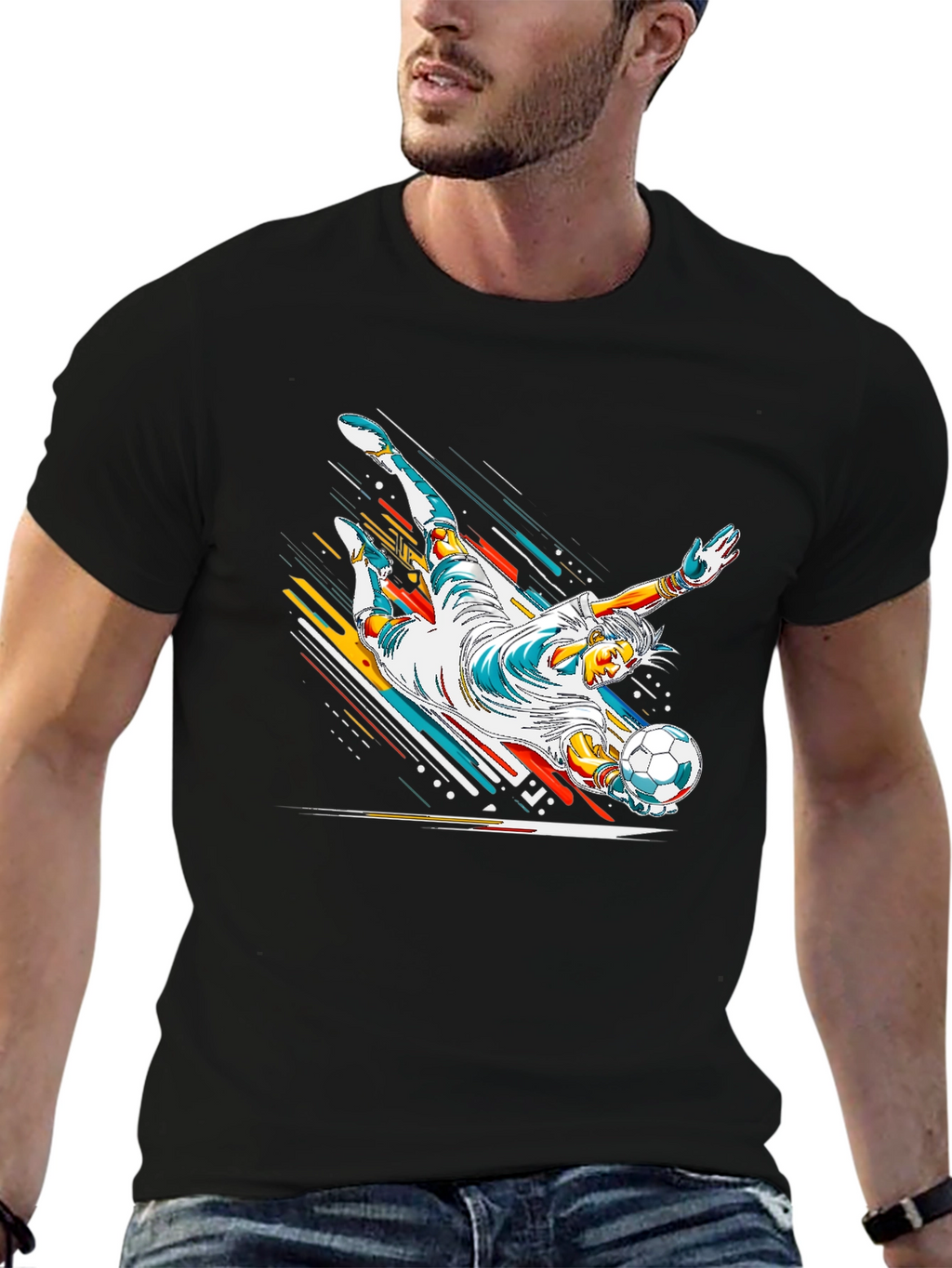 Goalkeeper Graphic Tee - Stylish Soccer Shirt