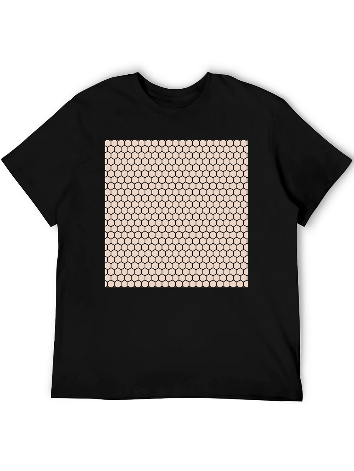 Geometric Honeycomb Pattern T-Shirt