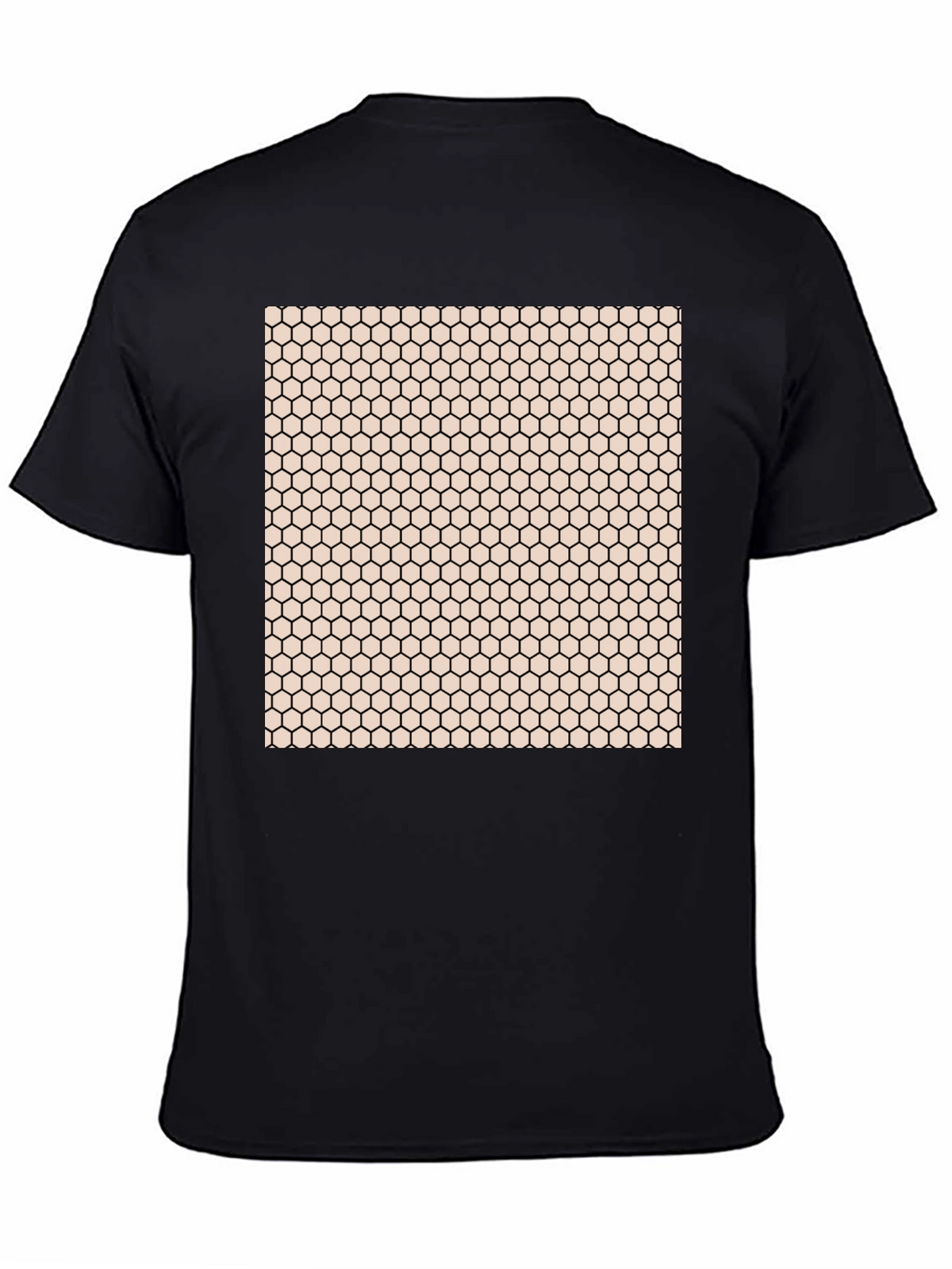 Geometric Honeycomb Pattern T-Shirt
