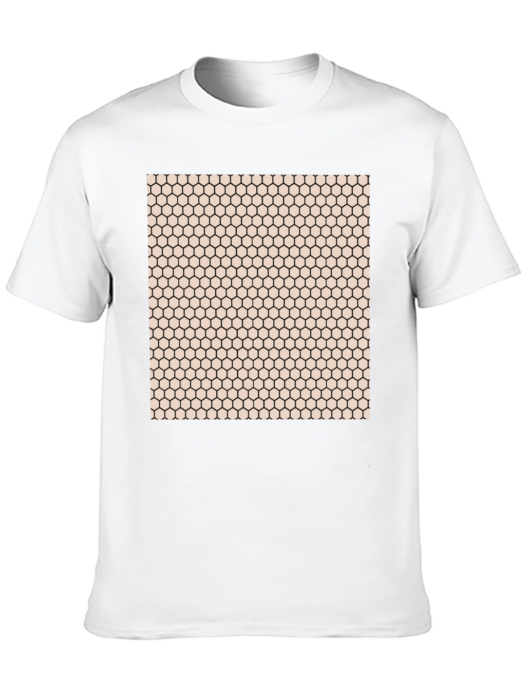 Geometric Honeycomb Pattern T-Shirt