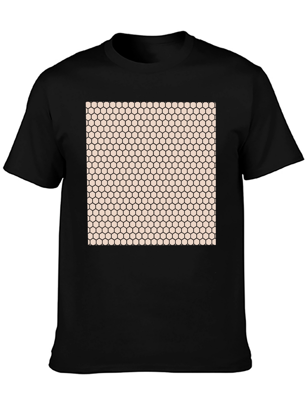 Geometric Honeycomb Pattern T-Shirt