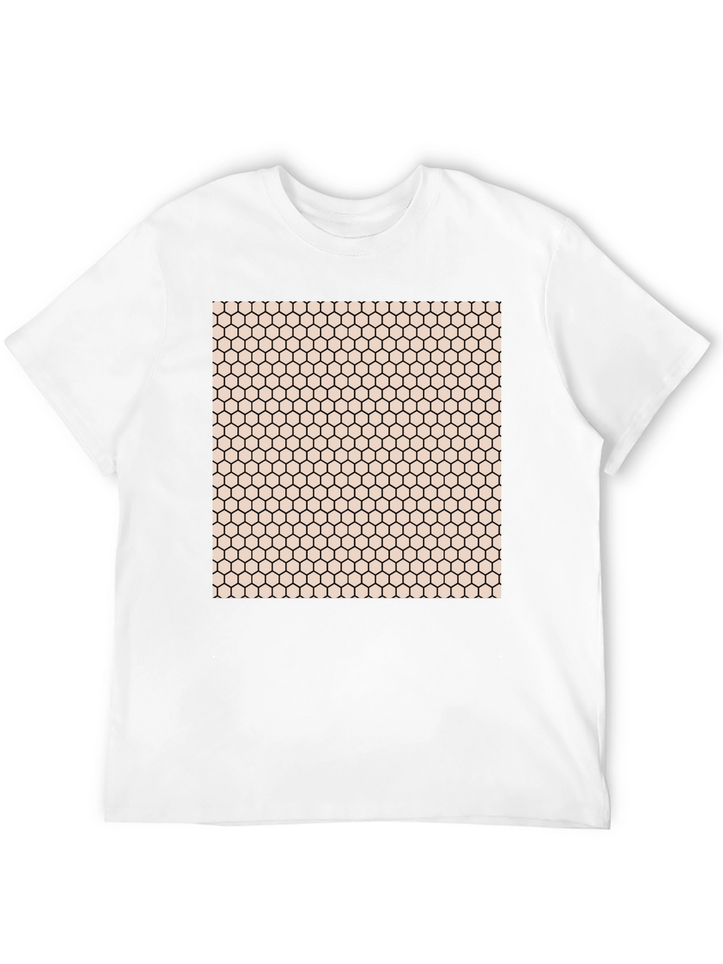 Geometric Honeycomb Pattern T-Shirt