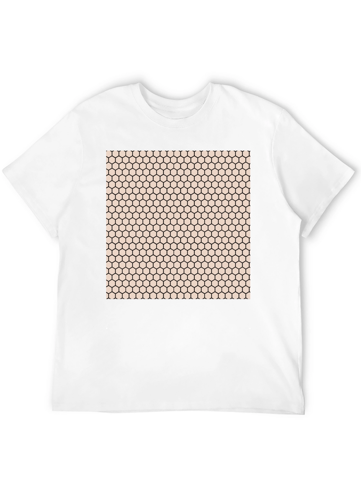 Geometric Honeycomb Pattern T-Shirt