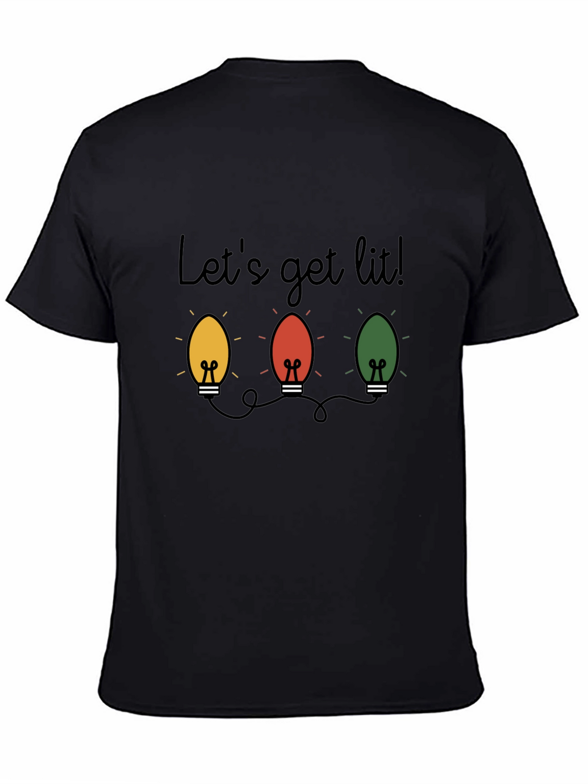 Lets Get Lit Christmas Lights T-Shirt