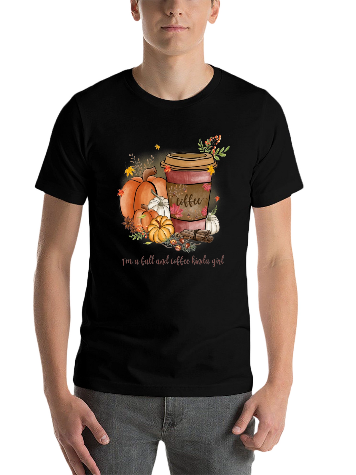 Fall & Coffee Kinda Girl Graphic Tee