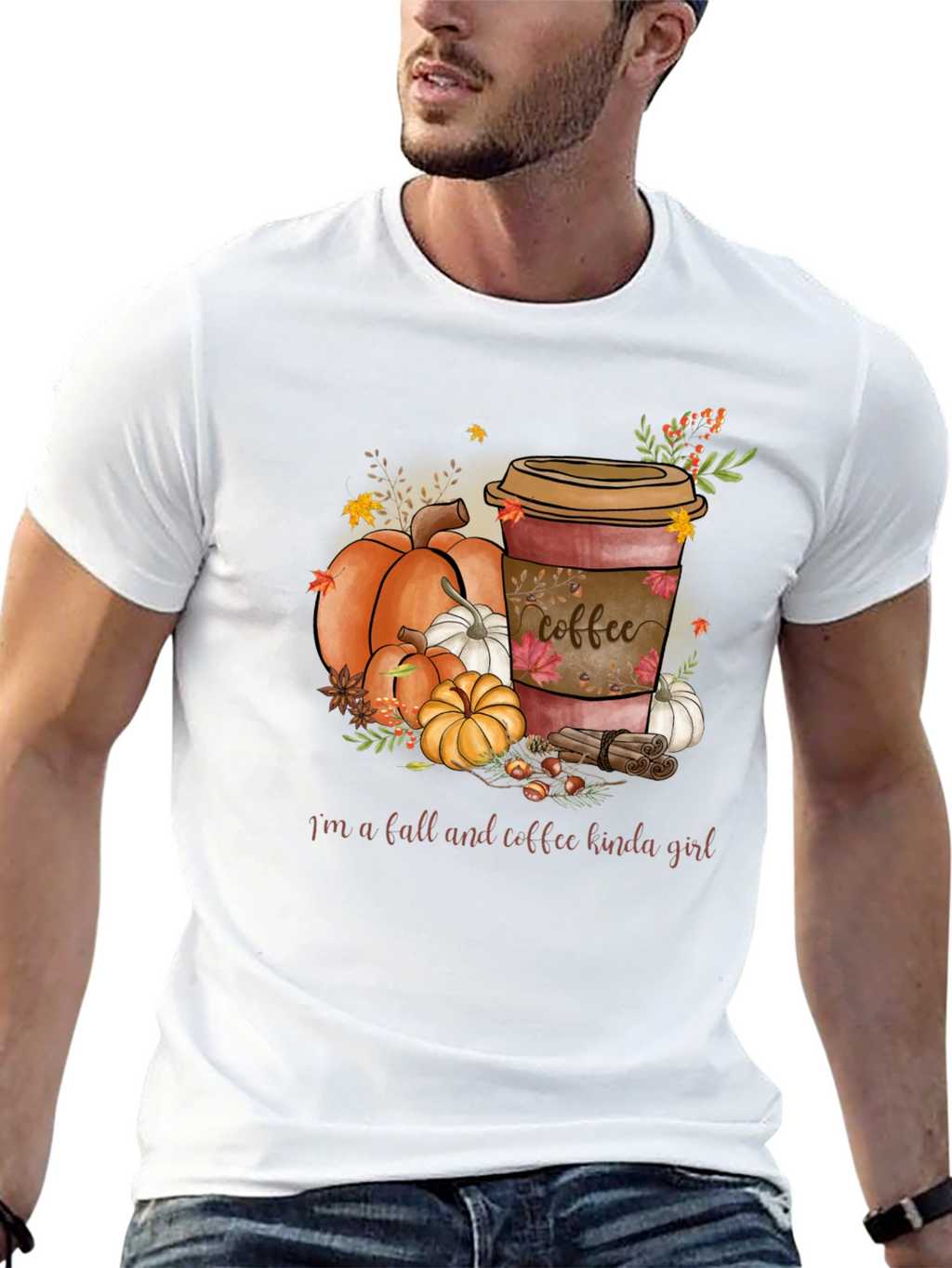 Fall & Coffee Kinda Girl Graphic Tee