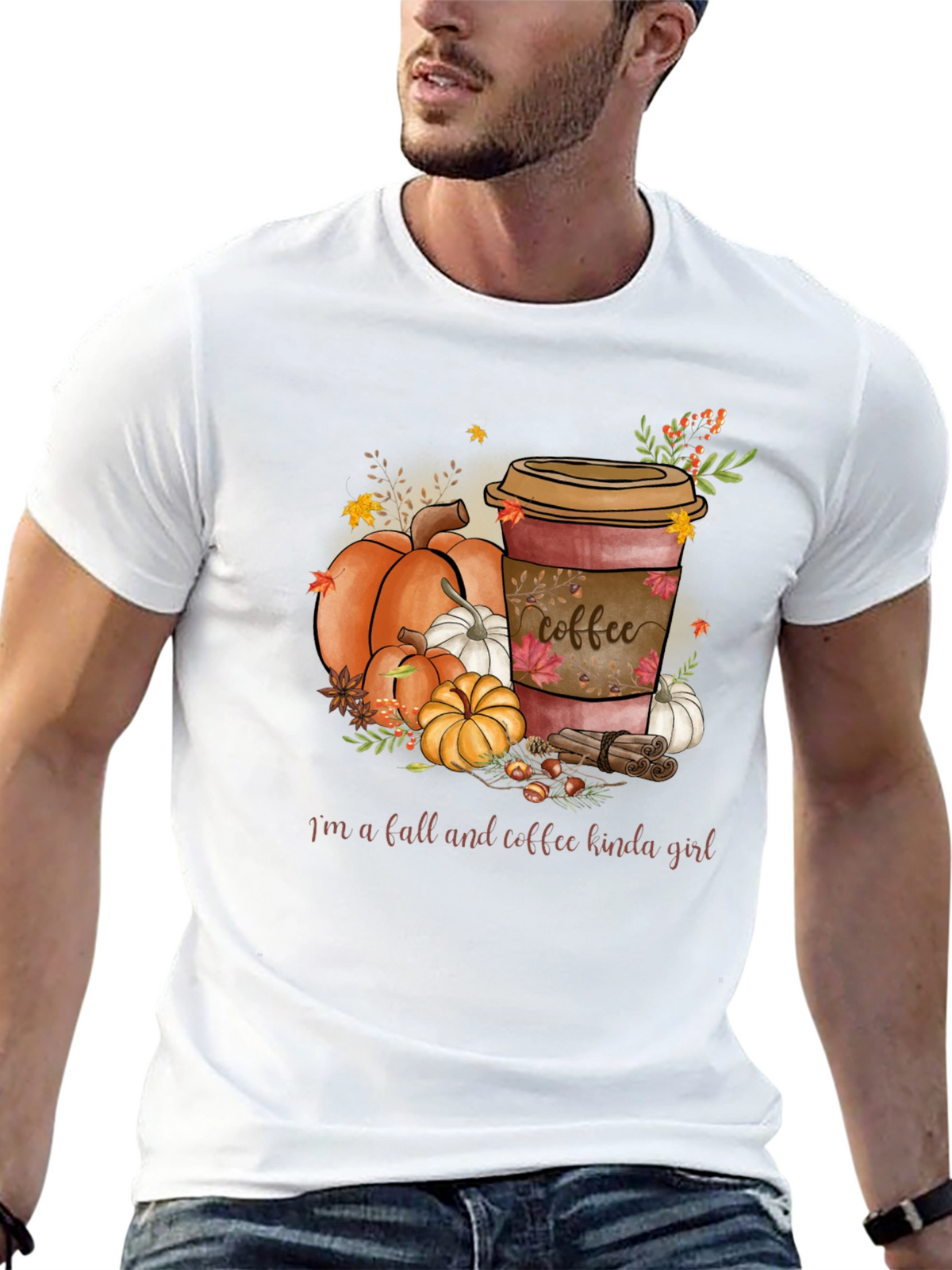 Fall & Coffee Kinda Girl Graphic Tee