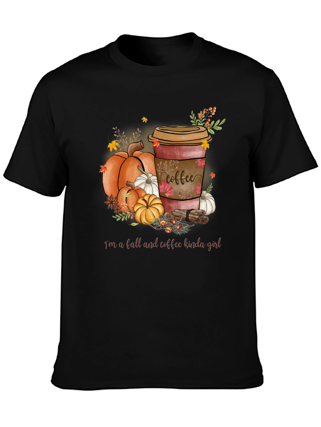 Fall & Coffee Kinda Girl Graphic Tee