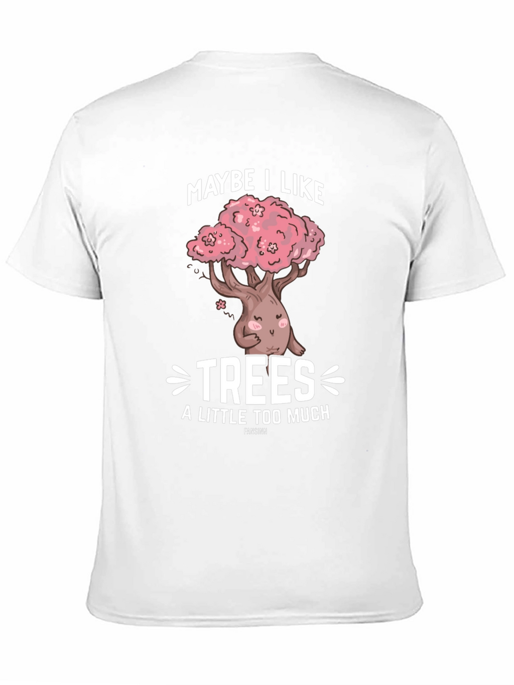 Maybe I Like Trees Black Graphic Tee