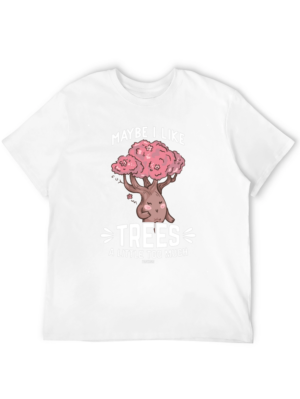 Maybe I Like Trees Black Graphic Tee