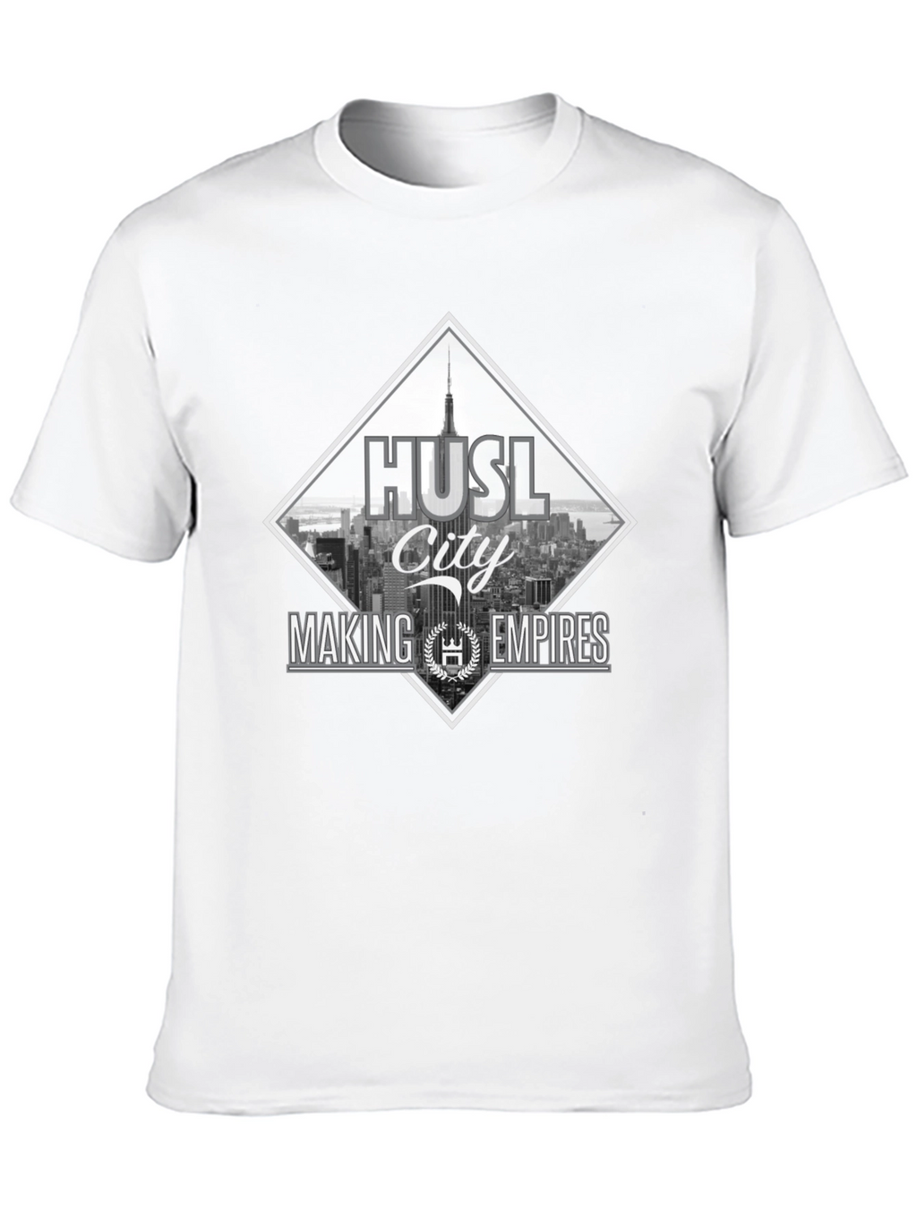 Hustl City Empire Black T-Shirt
