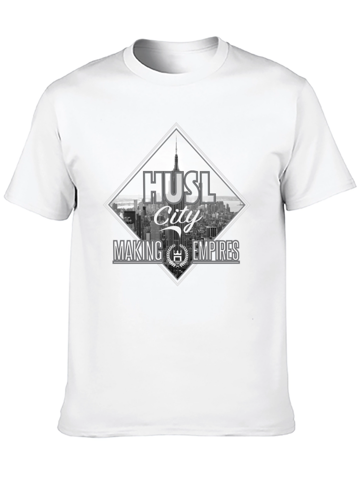 Hustl City Empire Black T-Shirt